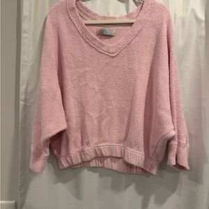 Free People Beach Collection Soft Pink Pullover